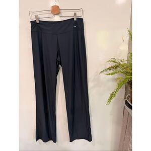 Nike Fit Dry Flare Leg Pants Navy Blue Medium